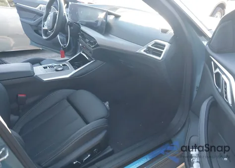 2025 BMW I4 Gran Coupe Edrive40 z USA, uszkodzony, nr VIN WBY23HD0XSFV07544